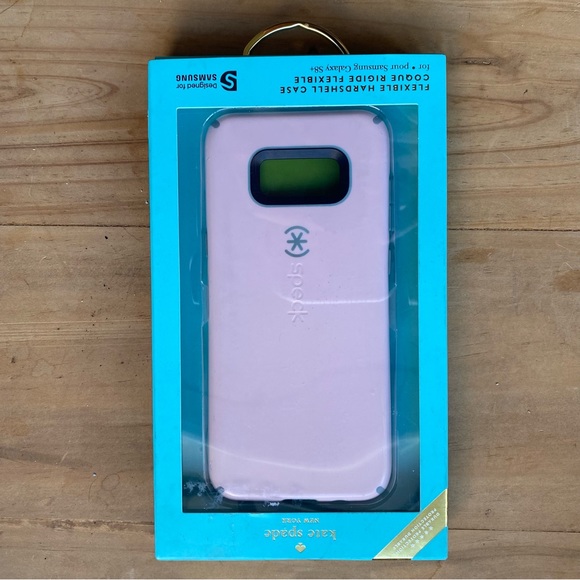 kate spade Other - KATE SPADE Pink Flexible Hardshell Speck Case for Samsung Galaxy S8+